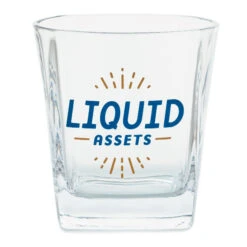 Hallmark Liquid Assets Lowball Glass, 15 Oz.