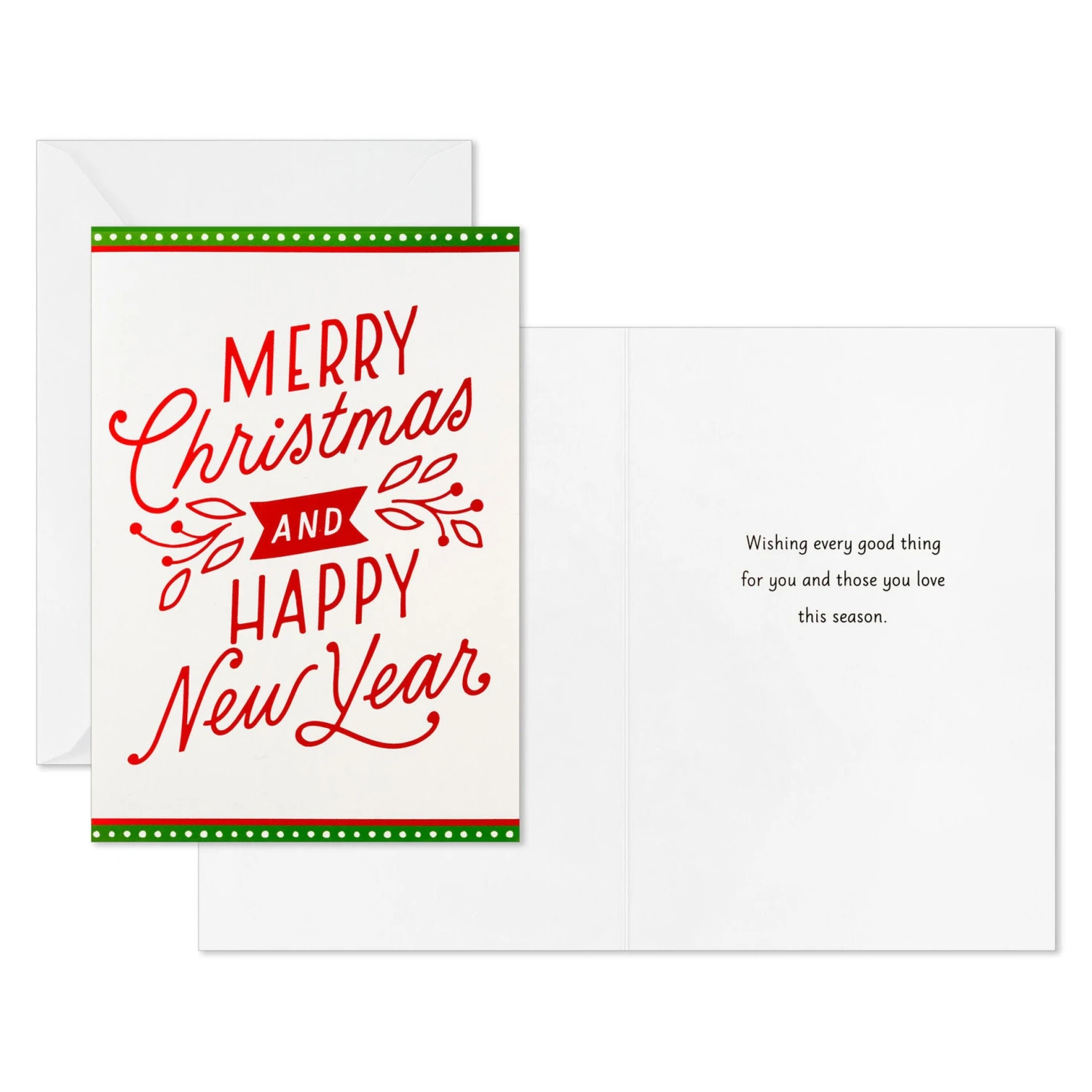 Hallmark Happy Snowman And Red Lettering Boxed Christmas Cards, Pack Of 40 - Image 4