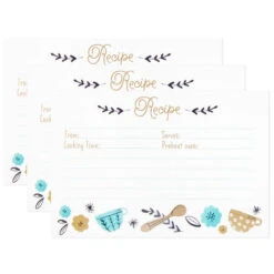 Hallmark Baking Icons Recipe Cards, Pack Of 36