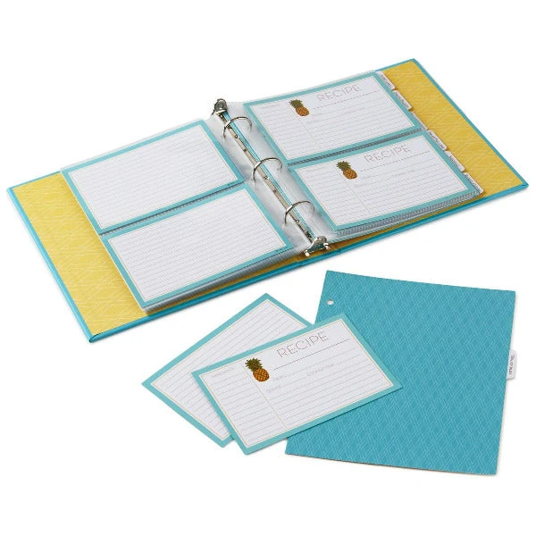 Hallmark Pineapple Recipe Organizer Book - Image 2