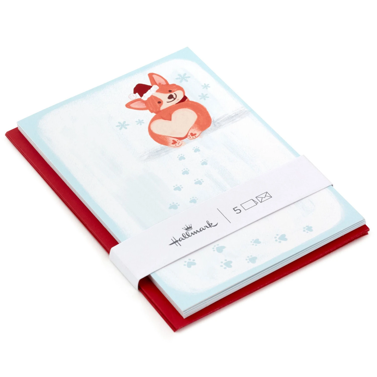 Hallmark Corgi Ifs, Ands Or Butts Packaged Christmas Cards, Set Of 5
