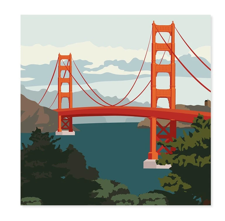 San Francisco Pop Up Greeting Card - Image 2