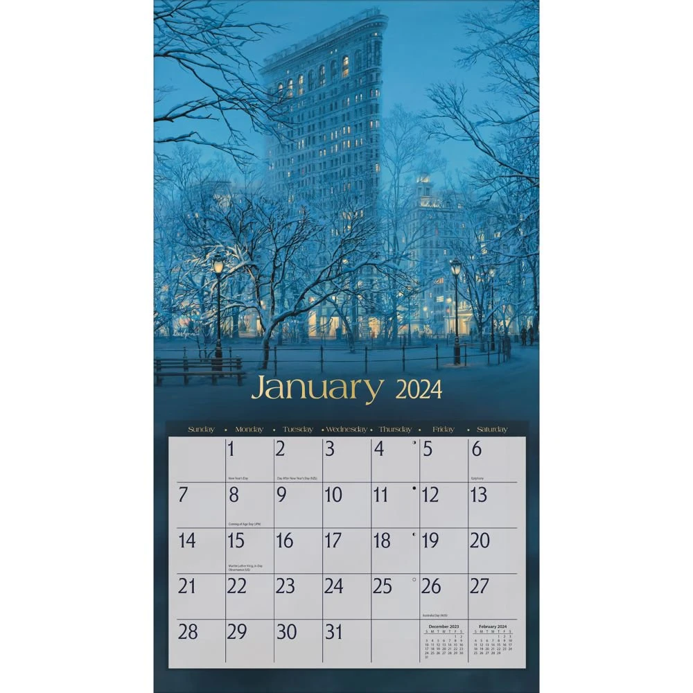 2024 Lang Wall Calendar Around The World - Image 3