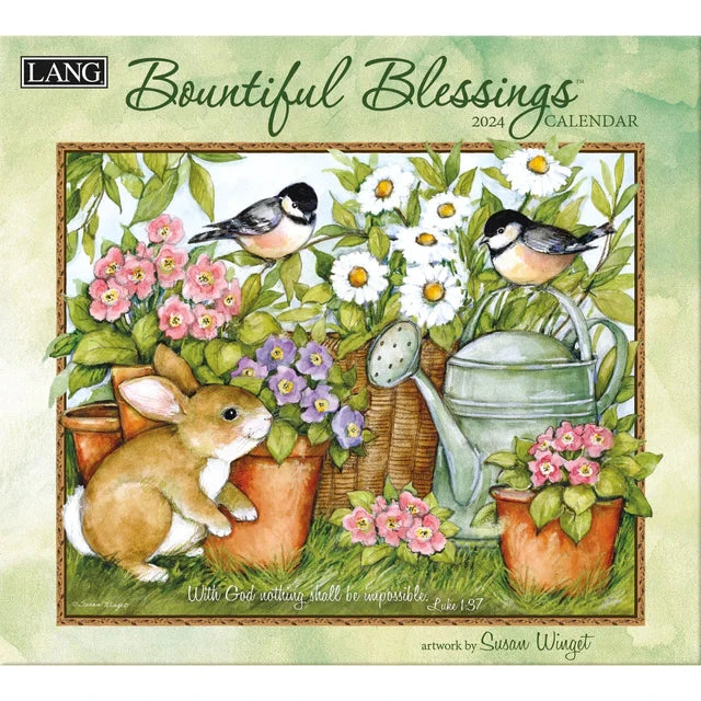 2024 Lang Wall Calendar Bountiful Blessings