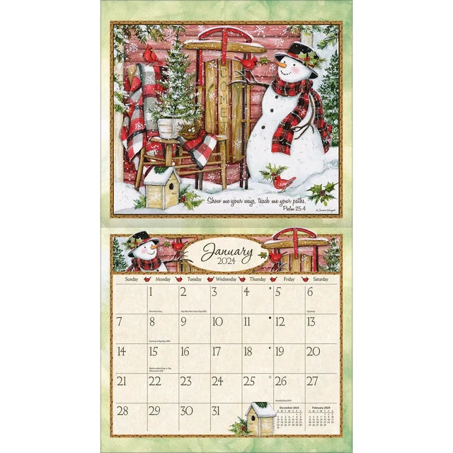 2024 Lang Wall Calendar Bountiful Blessings - Image 3