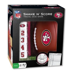 San Francisco 49ers Shake And Score Travel Dice Game