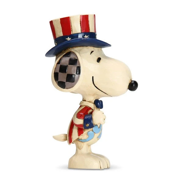 Peanuts By Jim Shore Mini Snoopy Patriotic Figurine