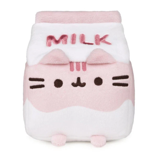 GUND Pusheen Strawberry Milk Plush Cat Stuffed Plush