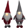 Standing Nordic Gnome With Light Up Nose, 27.5"