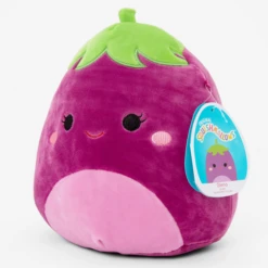 Squishmallow Glena The Eggplant 8" Stuffed Plush By Kelly Toy