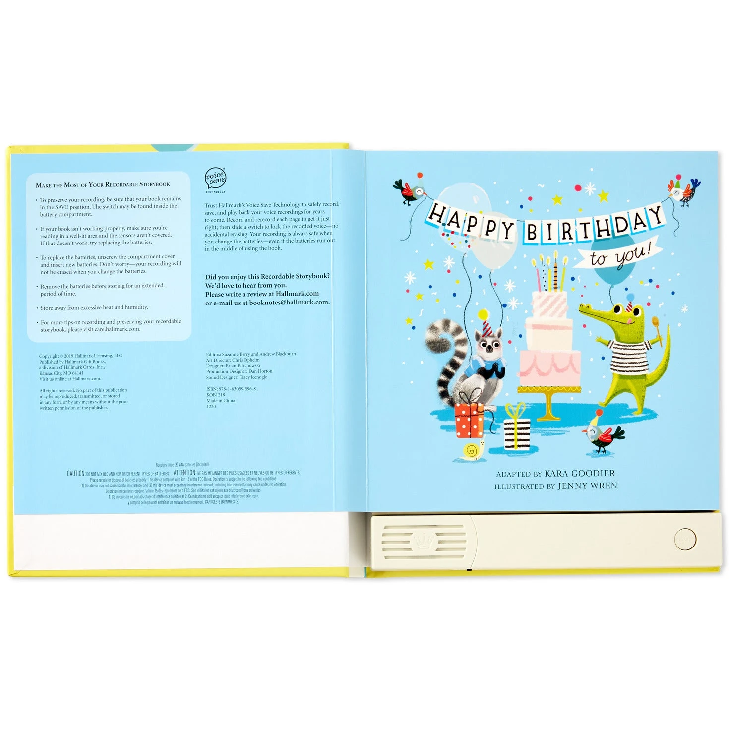 Hallmark Happy Birthday To You! Recordable Storybook With Music - Image 3