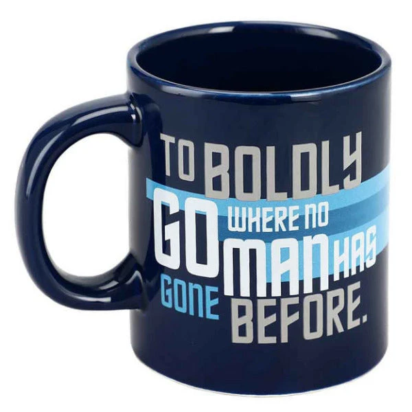 Star Trek To Boldly Go 16 Oz. Ceramic Mug