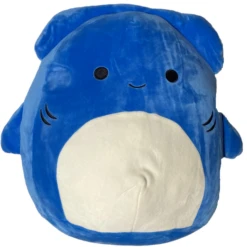 Squishmallow Nitro The Blue Hammerhead Shark 12" Stuffed Plush By Kelly Toy