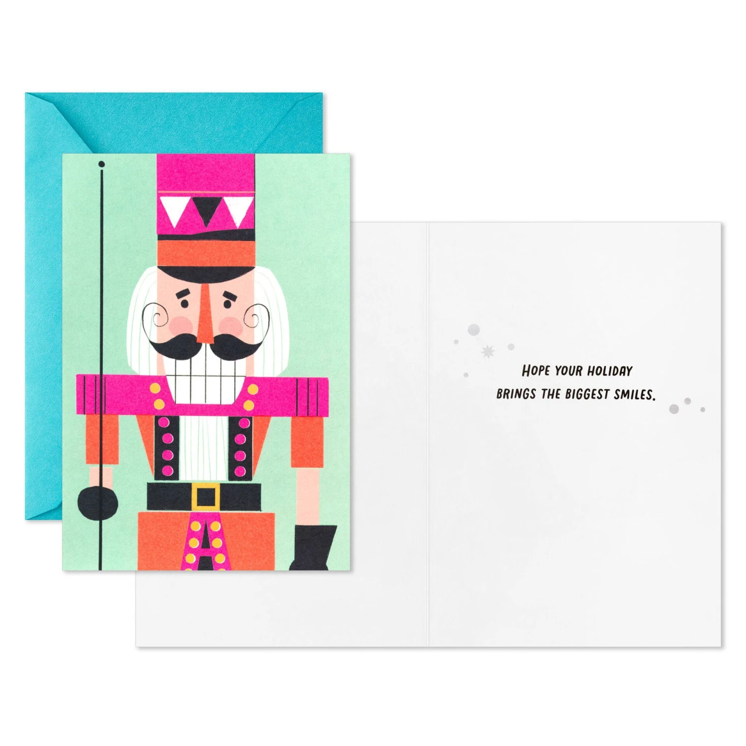 Hallmark Neon Nutcracker Boxed Christmas Cards, Pack Of 16 - Image 2