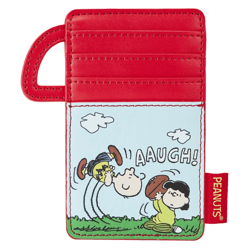 LOUNGEFLY Peanuts Charlie Brown Vintage Thermos Card Holder