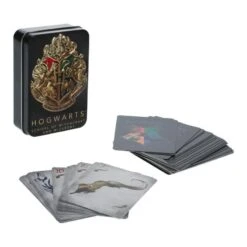 Hogwarts Playing Cards In A Tin Black