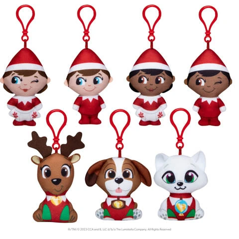 Elf On The Shelf Plushee Pals® Mini Clips: Clip Strip Assort