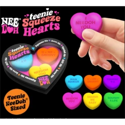 Teenie Squeeze Conversation Hearts Valentine Message Nee Doh