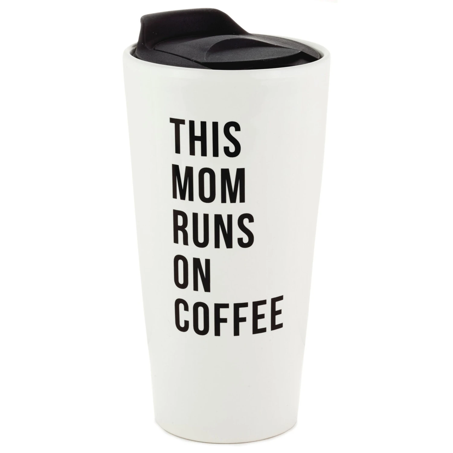 Hallmark This Mom Runs On Coffee Travel Mug, 10 Oz.