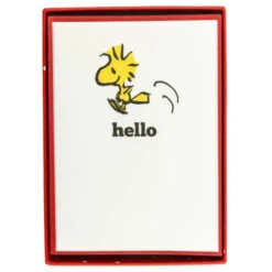 Snoopy On Bicycle Pocket Notepad
