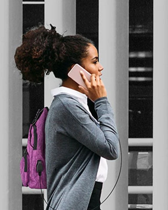 Anti-Theft Daypack Backpack Black By Nupouch - Image 5